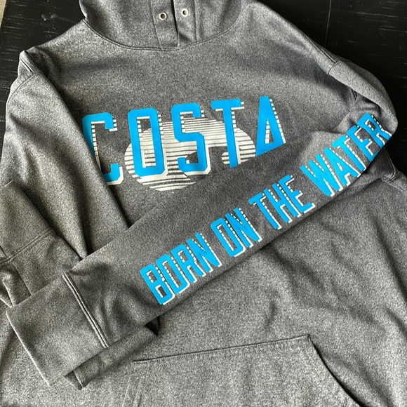 Costa Del Mar Born on the Water Hooded Sweatshirt - Picture 1 of 2